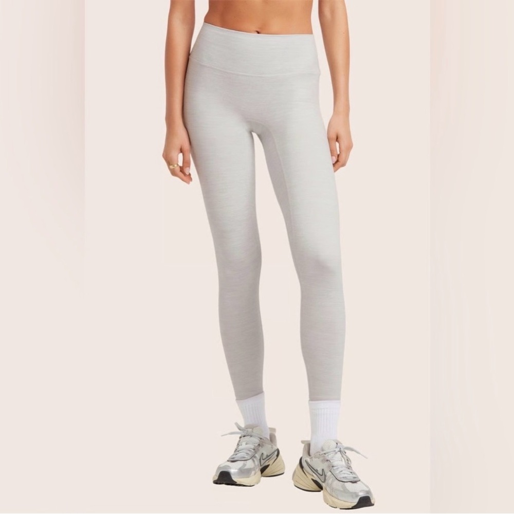 Set Active Formcloud Light Gray High-Waisted Legg… - image 1